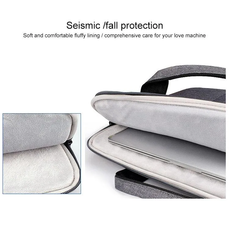 13.3 Inch Laptop Handbag | With Hidden Strap & Suitcase Belt | Waterproof & Tear-Resistant | Navy Blue