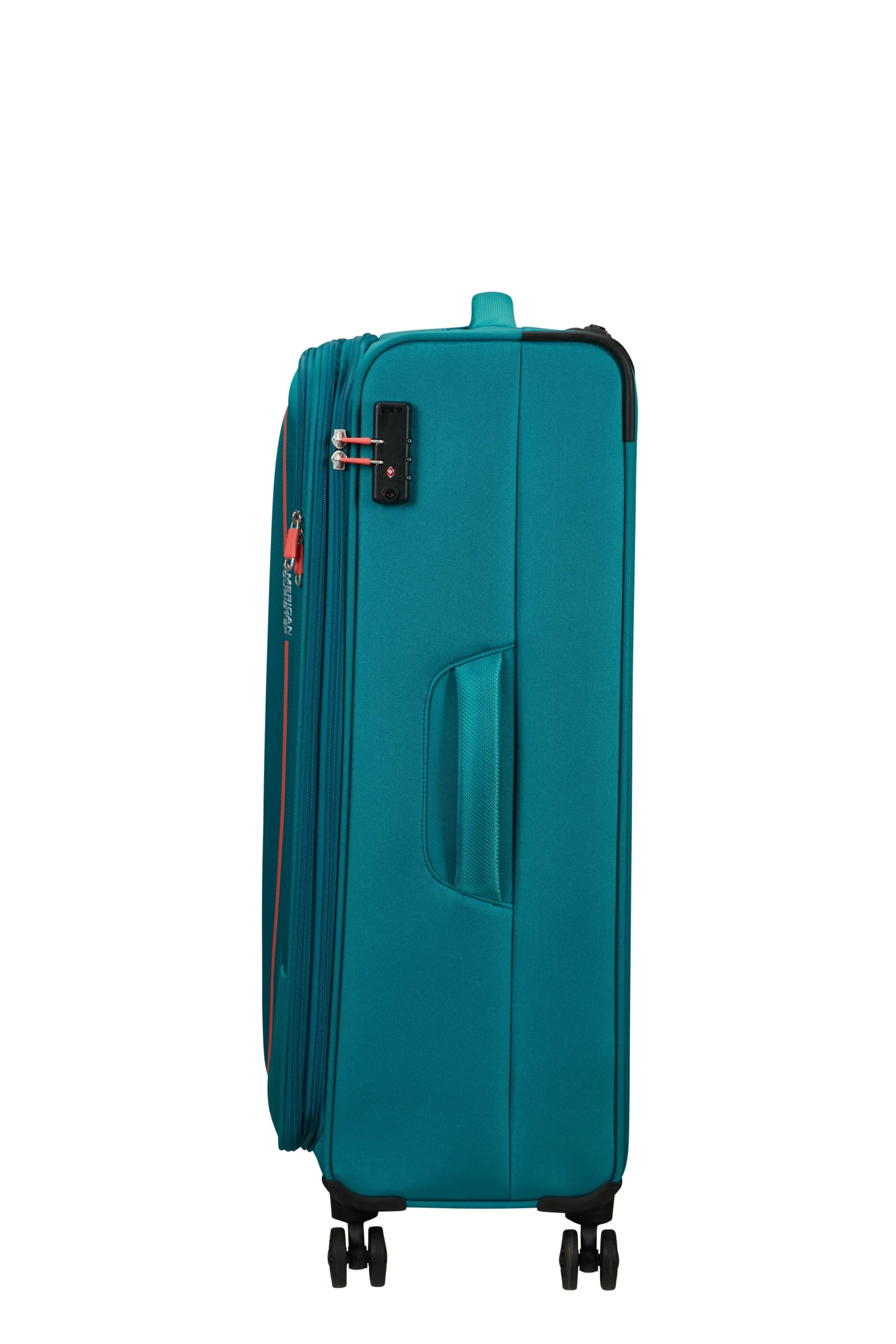 American Tourister Pulsonic Spinner 81cm Exp in Stone Teal