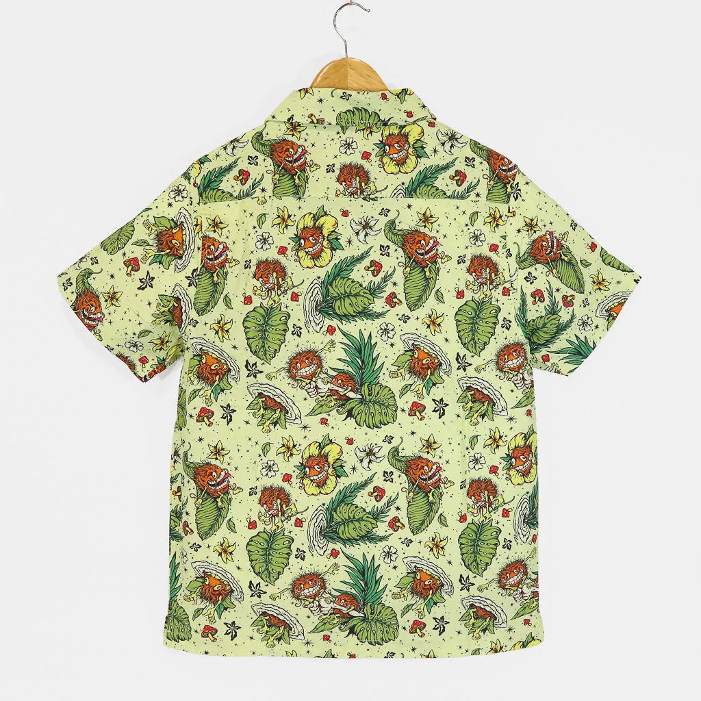 Anti Hero Skateboards - Grimple Stix Camper Short Sleeve Shirt - Yellow