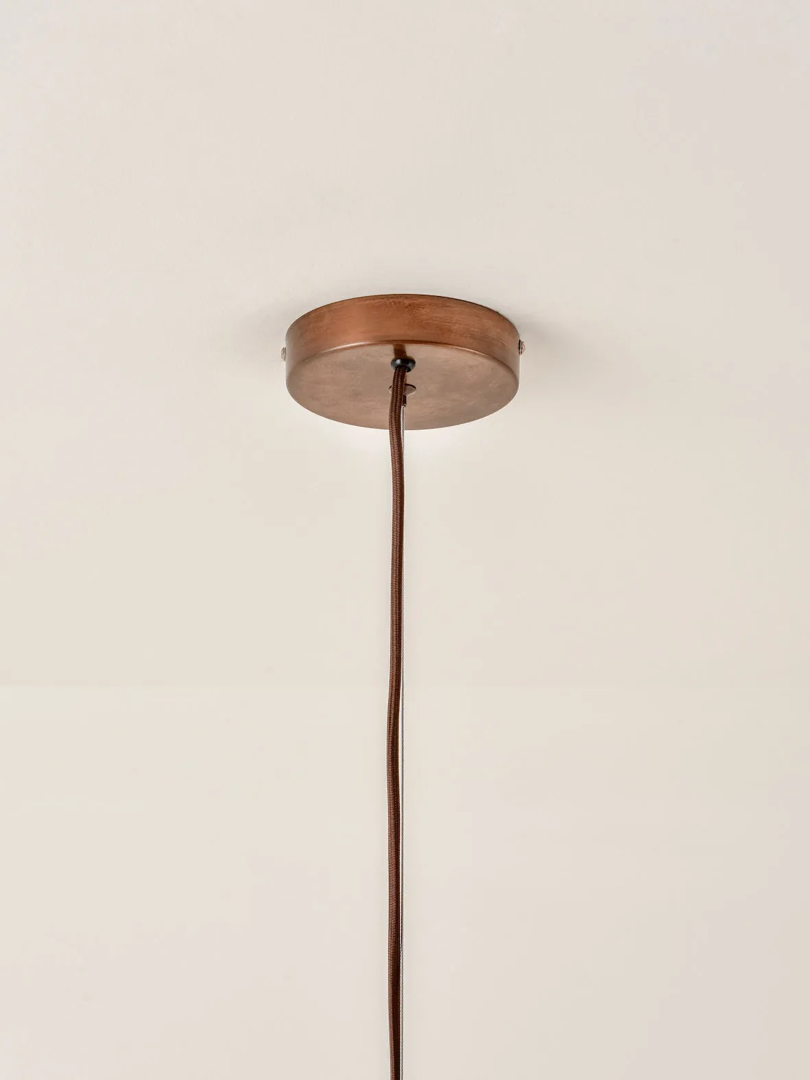 Bardi - 1 light oversized scalloped rattan pendant