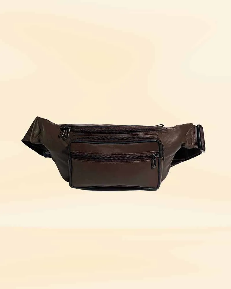 Blackout Crossbody leather bag