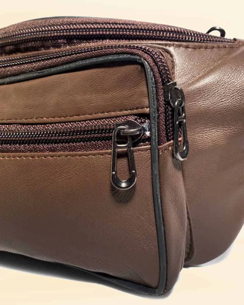 Blackout Crossbody leather bag
