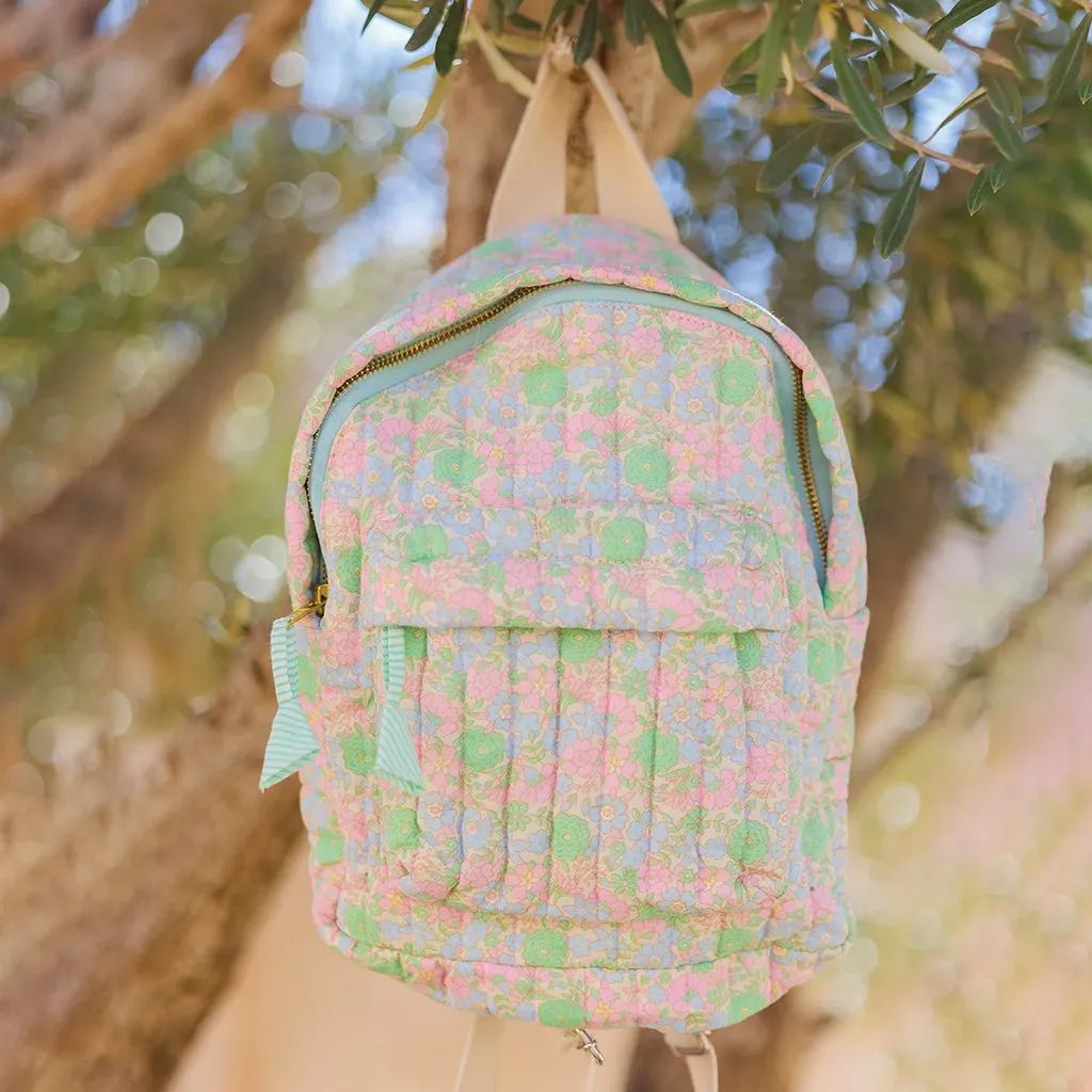 Bonton Child Girl Backpack Multicolour Vintage Floral