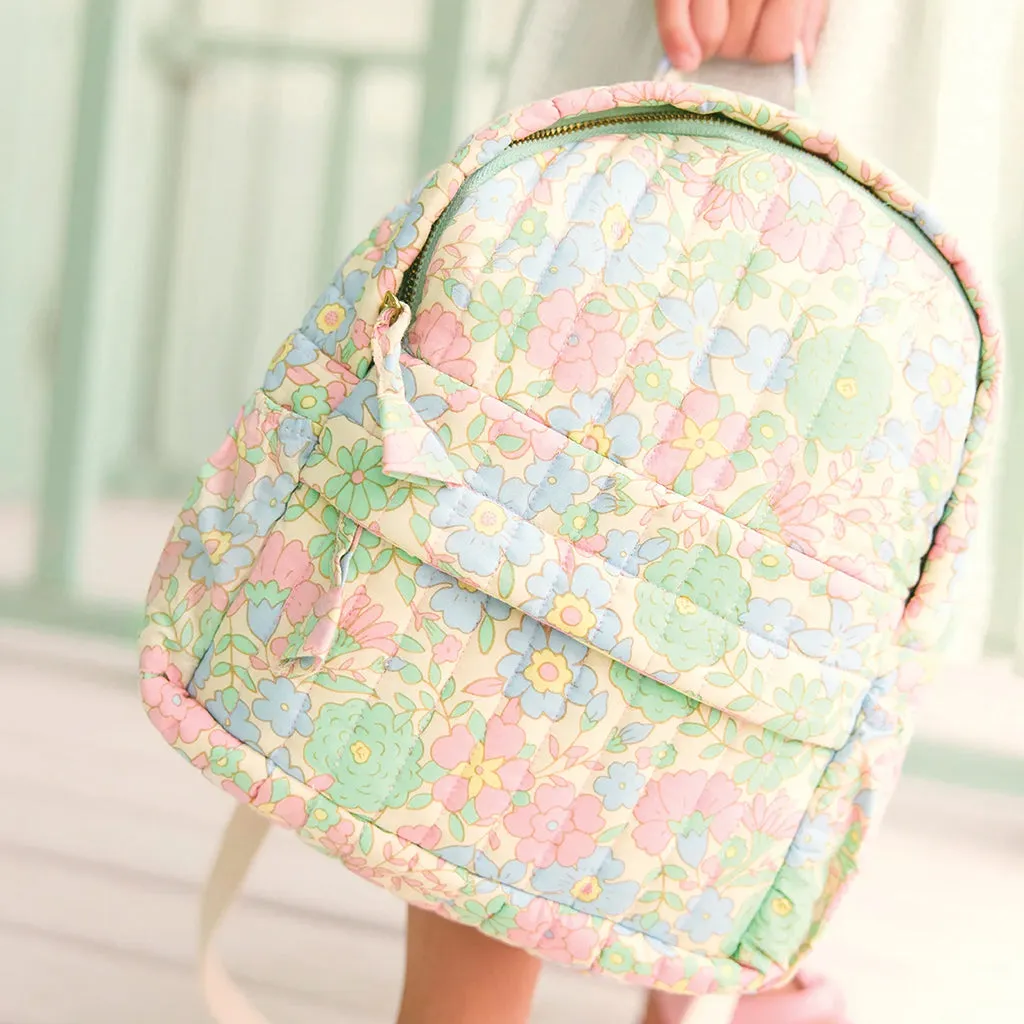 Bonton Child Girl Backpack Multicolour Vintage Floral