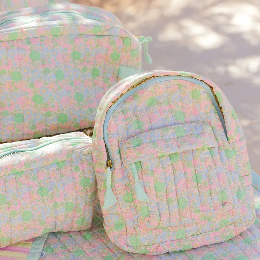 Bonton Child Girl Backpack Multicolour Vintage Floral