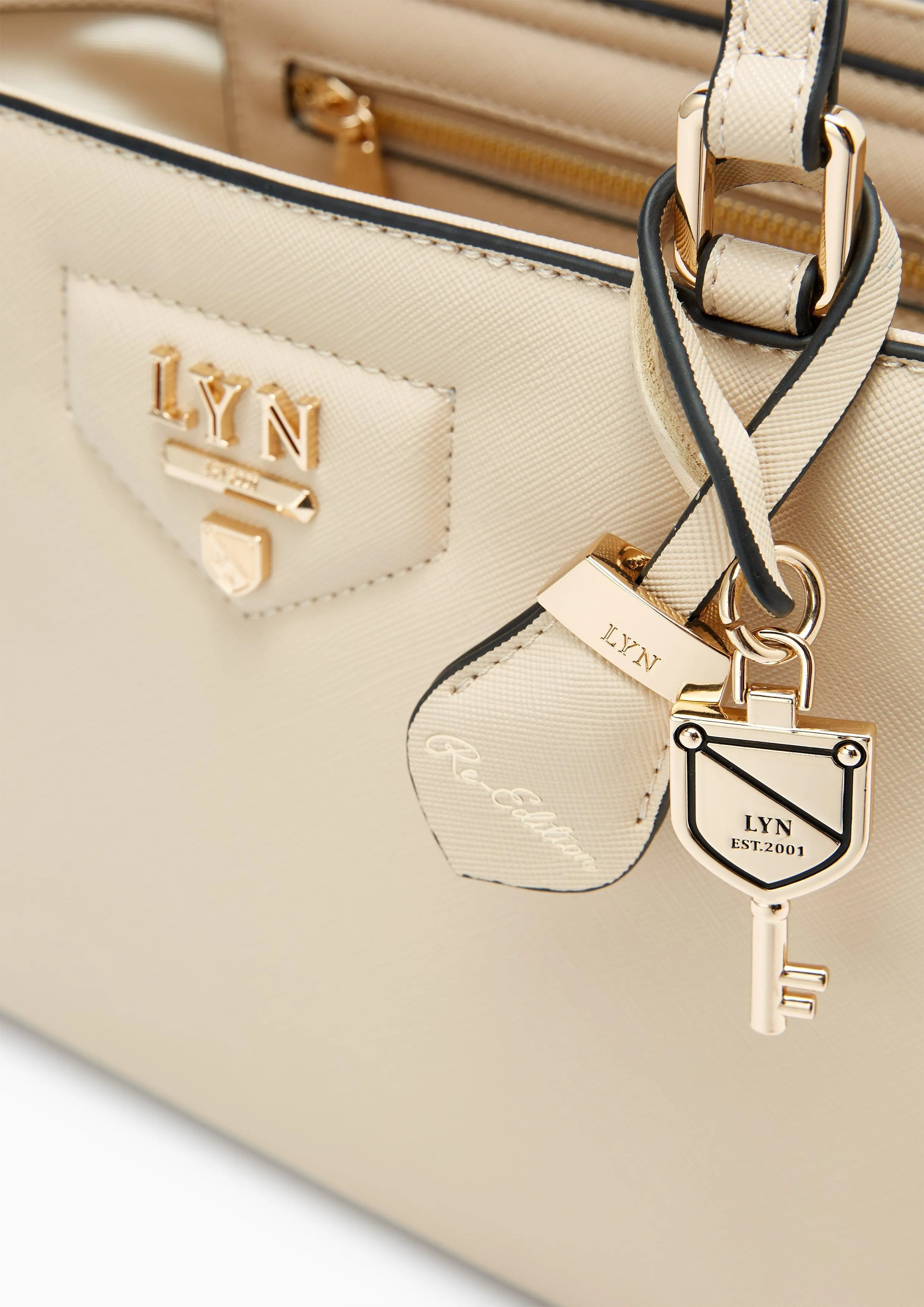 Carina Re-Edition S Tote Bag - Beige