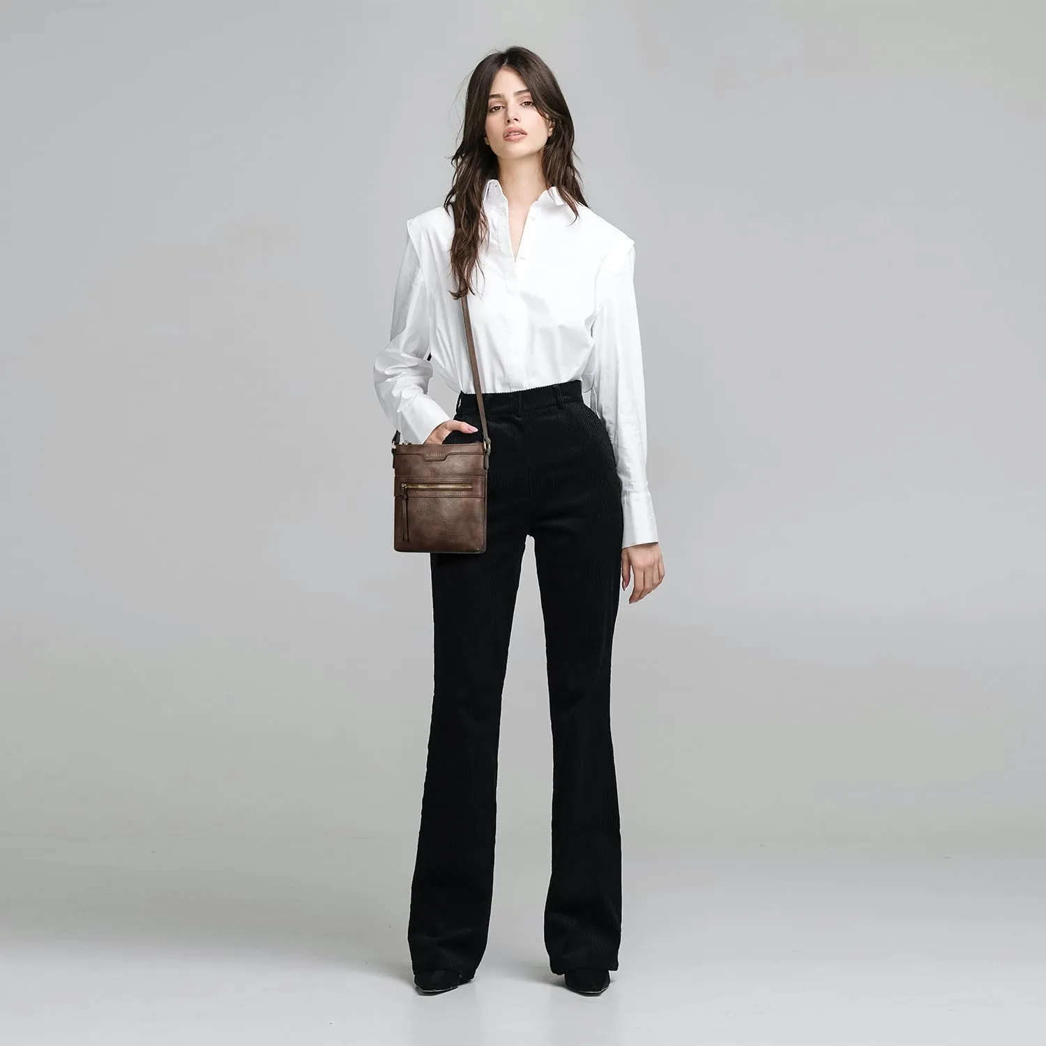 CHOLISS Mini Crossbody Bags for Women, Small Purses for Women with Vegan Leather, Travel Over Shoulder Bag