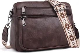 Crossbody Purses for Women Trendy,Vegan Leather Crossbody Bags,Cell Phone Camera Shoulder Handbags with Card Slots