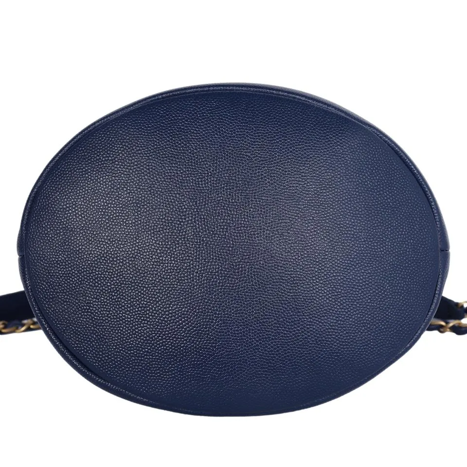 Deauville Drawstring Bucket Crossbody Bag Studded