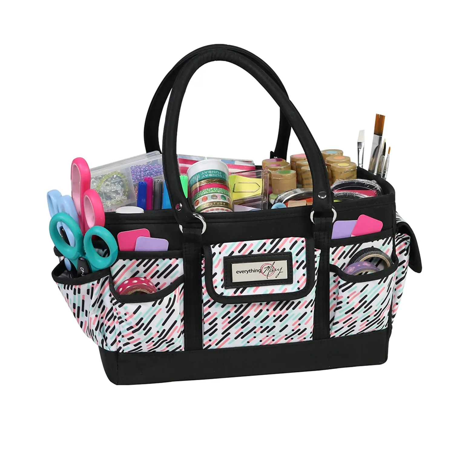 Deluxe Store & Tote Craft Organizer, Pill Print