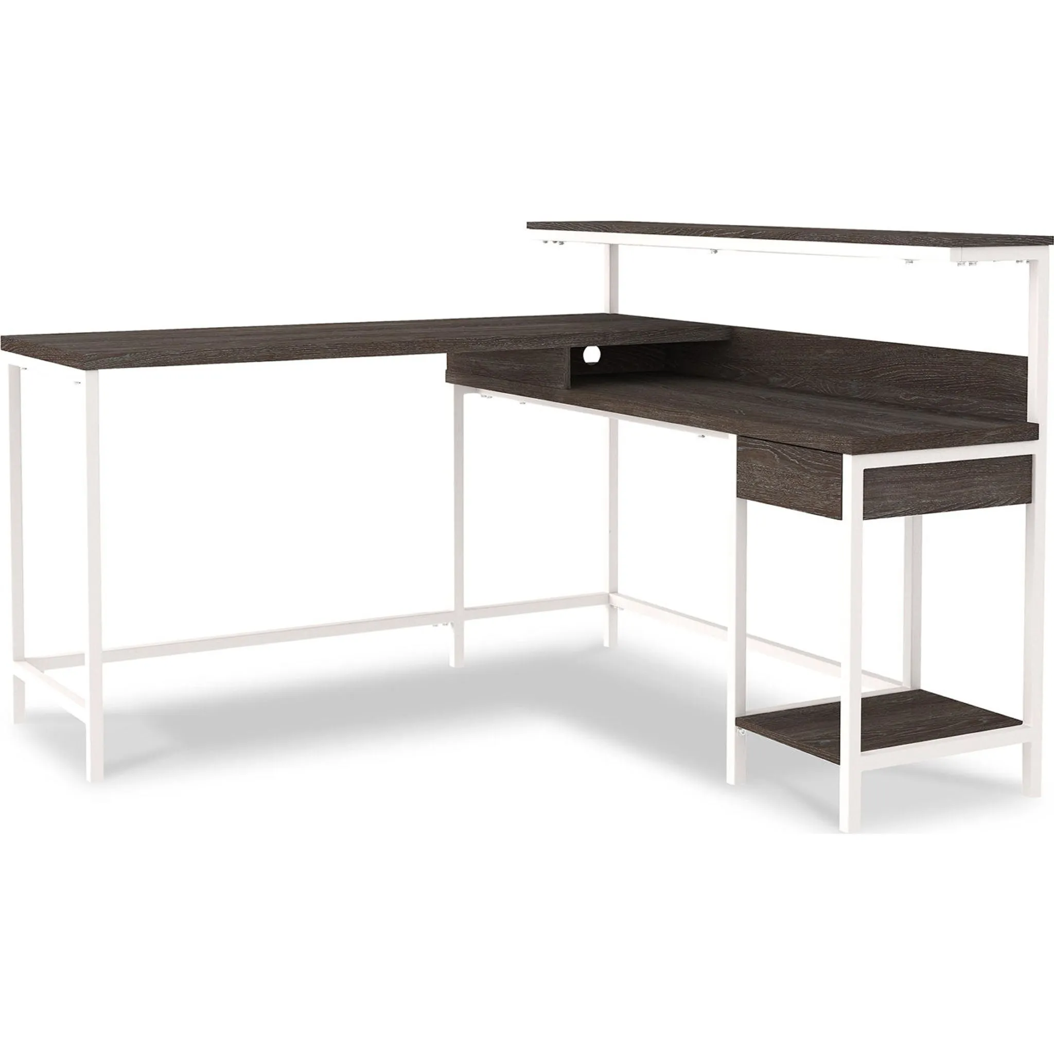 Dorrinson L-Desk - Two-tone