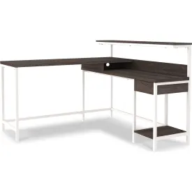 Dorrinson L-Desk - Two-tone