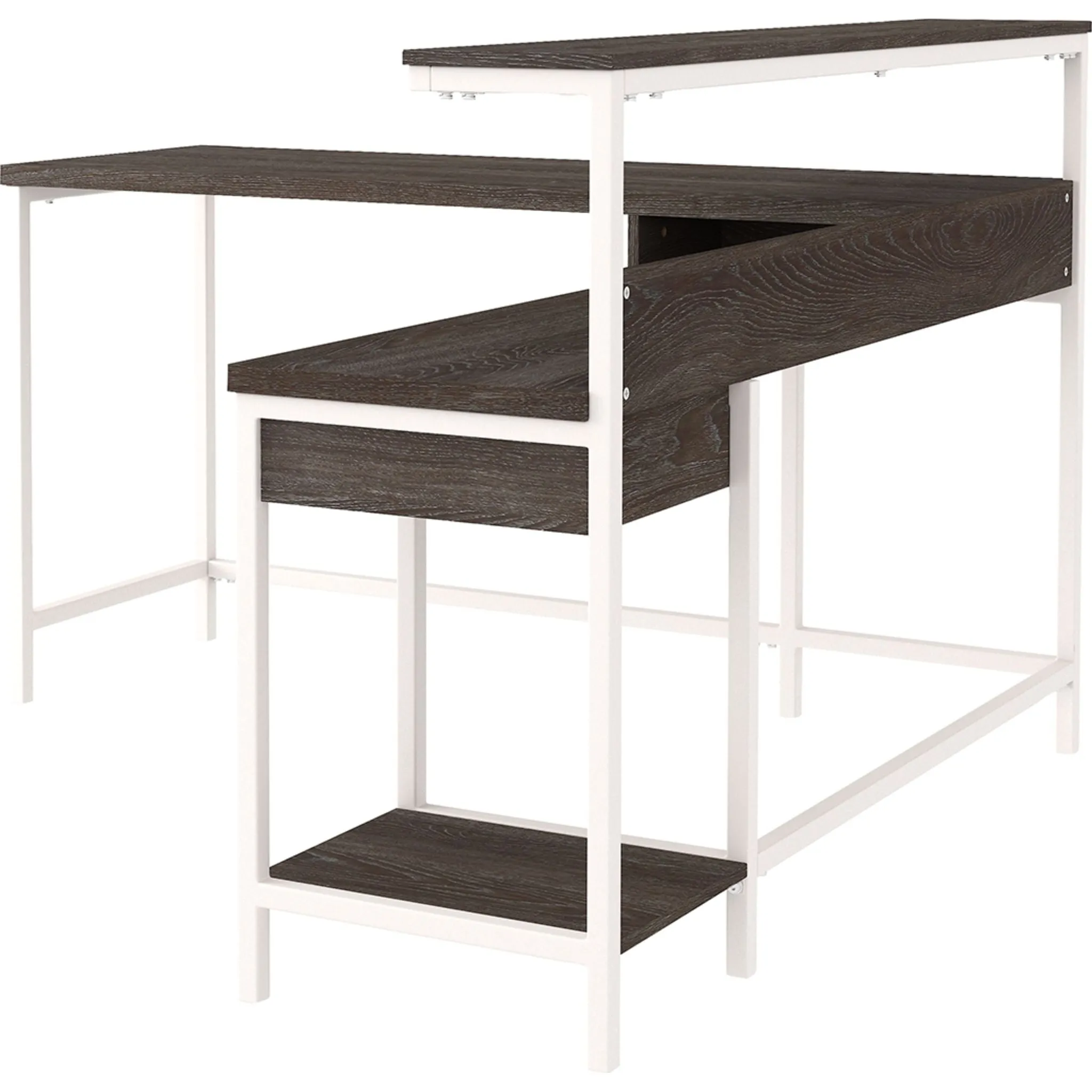 Dorrinson L-Desk - Two-tone
