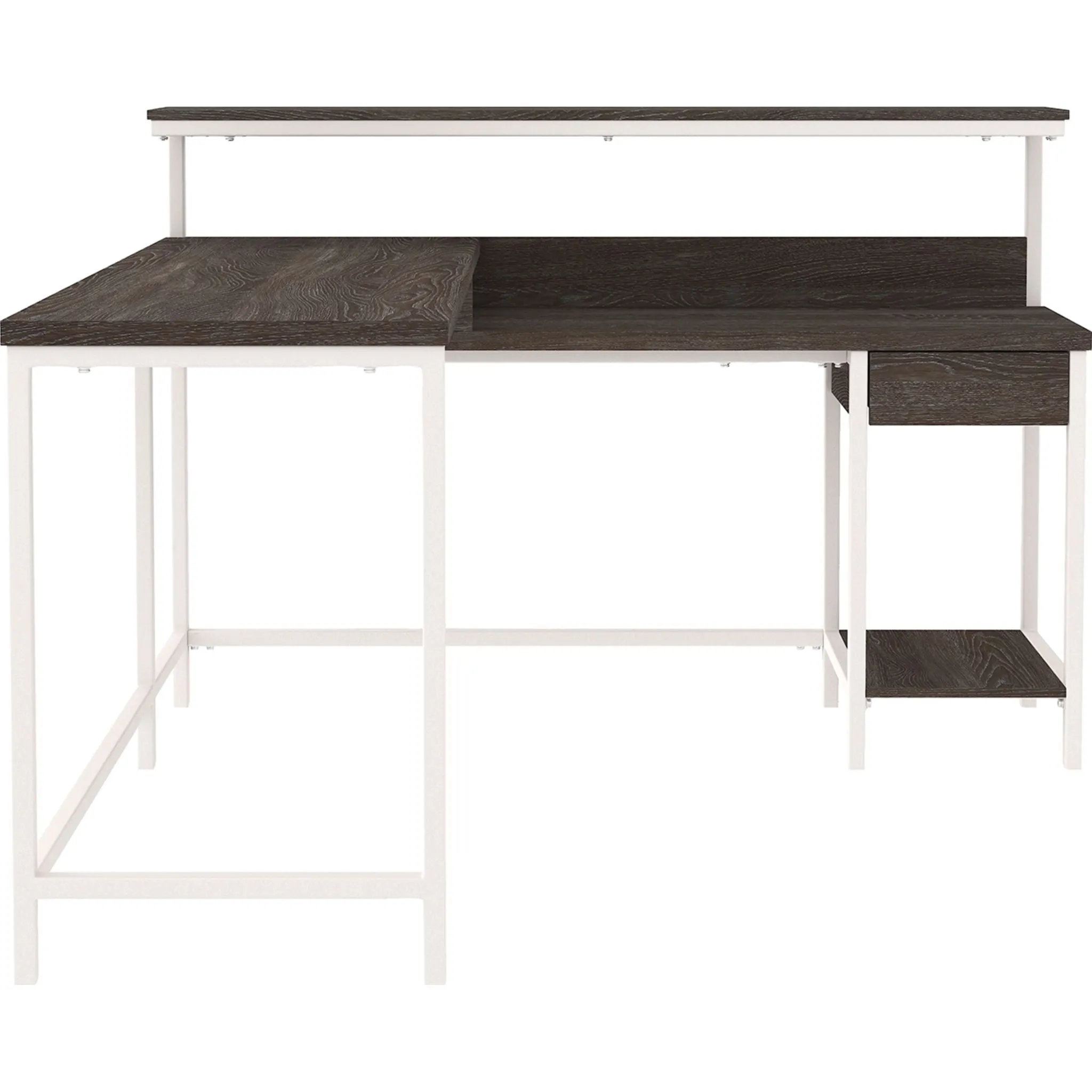 Dorrinson L-Desk - Two-tone