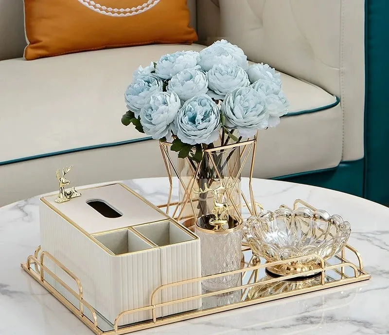 Elegant Multi-Functional Leather Tissue Box for Stylish Living Spaces