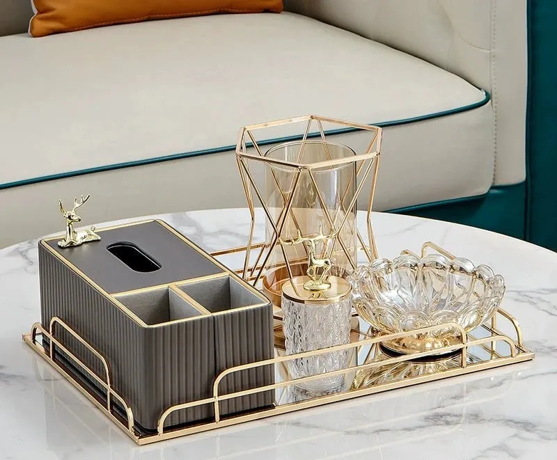 Elegant Multi-Functional Leather Tissue Box for Stylish Living Spaces