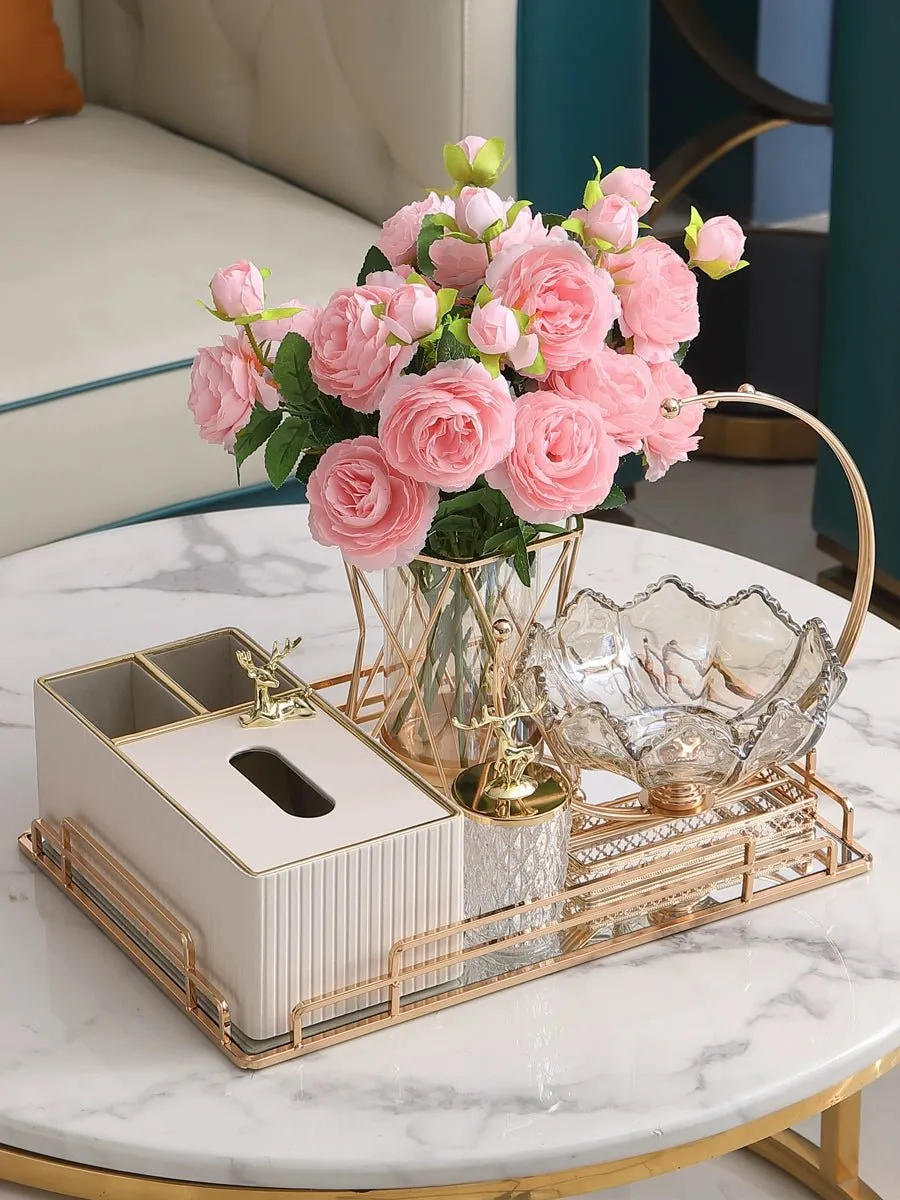 Elegant Multi-Functional Leather Tissue Box for Stylish Living Spaces