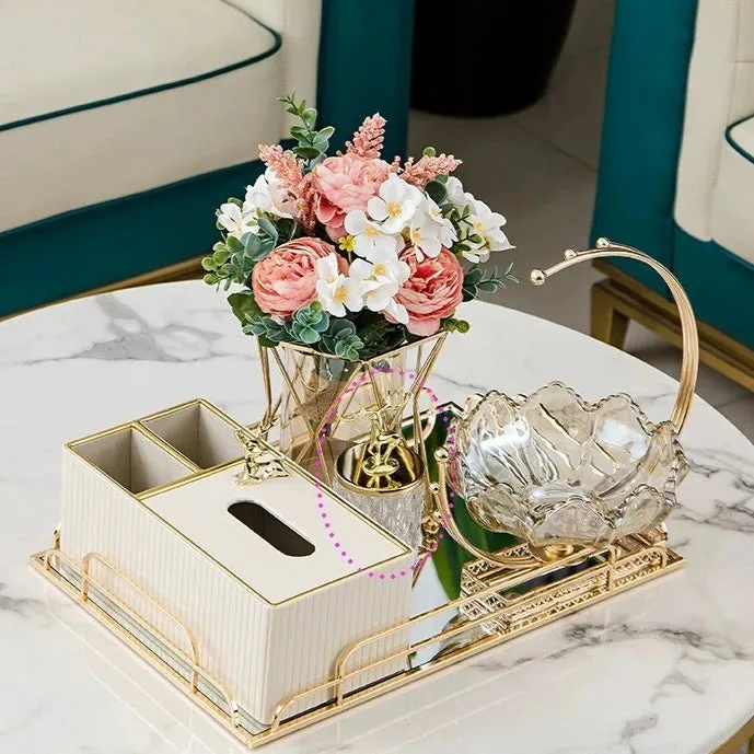 Elegant Multi-Functional Leather Tissue Box for Stylish Living Spaces