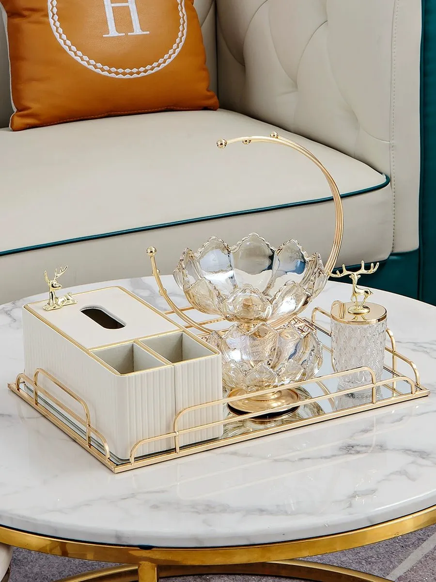 Elegant Multi-Functional Leather Tissue Box for Stylish Living Spaces