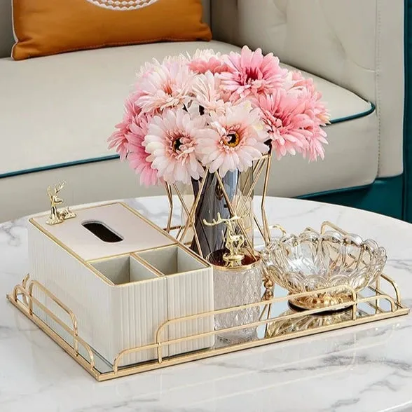 Elegant Multi-Functional Leather Tissue Box for Stylish Living Spaces