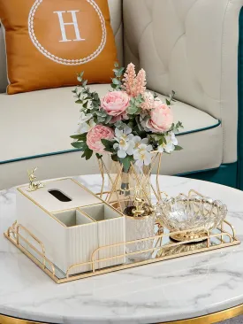 Elegant Multi-Functional Leather Tissue Box for Stylish Living Spaces