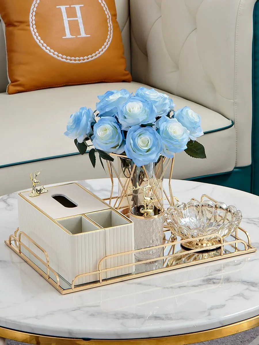 Elegant Multi-Functional Leather Tissue Box for Stylish Living Spaces
