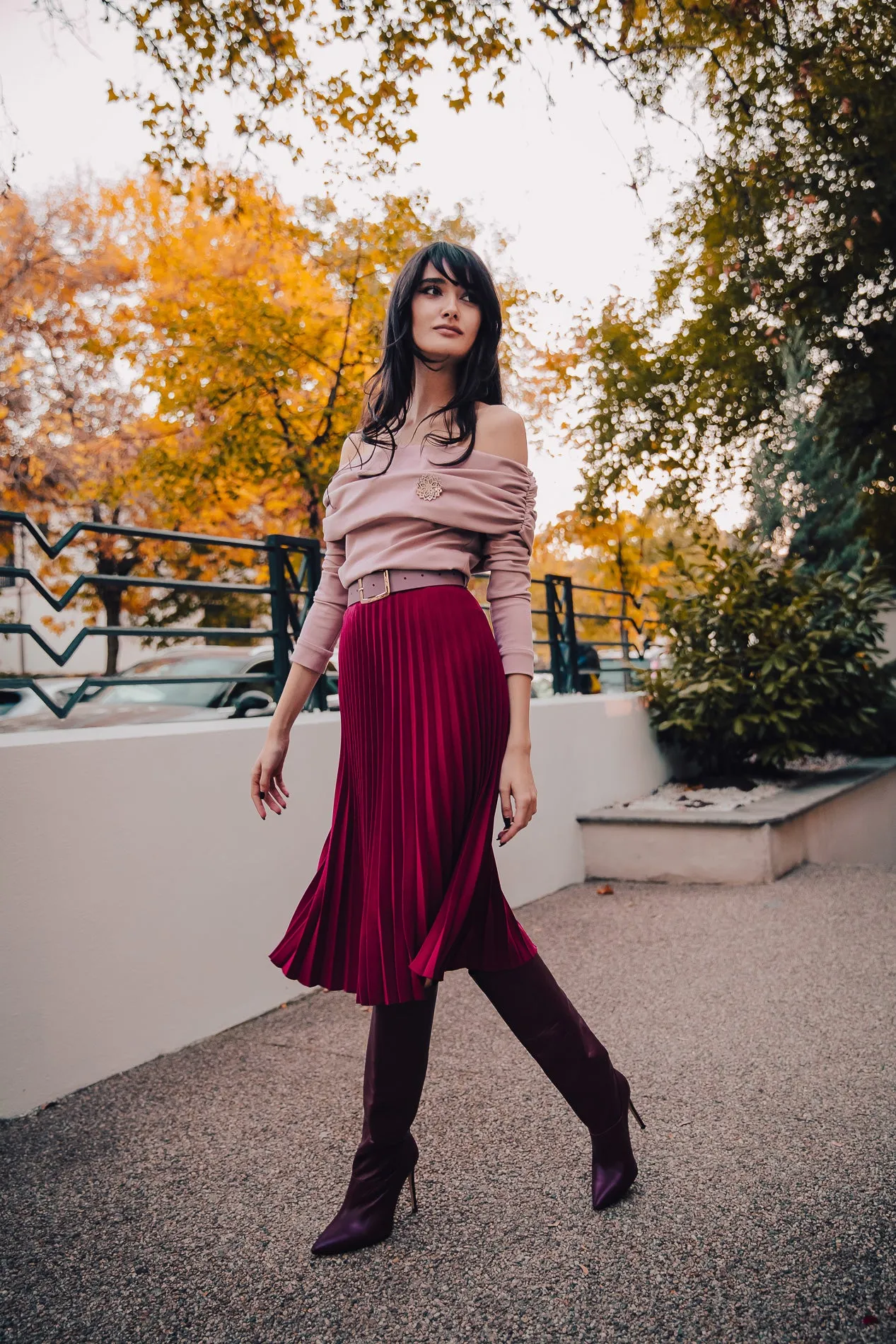 Ellen Nude Rose Blouse