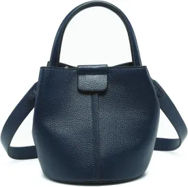 Farrah Bucket Bag Trendy Vegan Leather Hobo Crossbody Handbags Shoulder Purses for Women