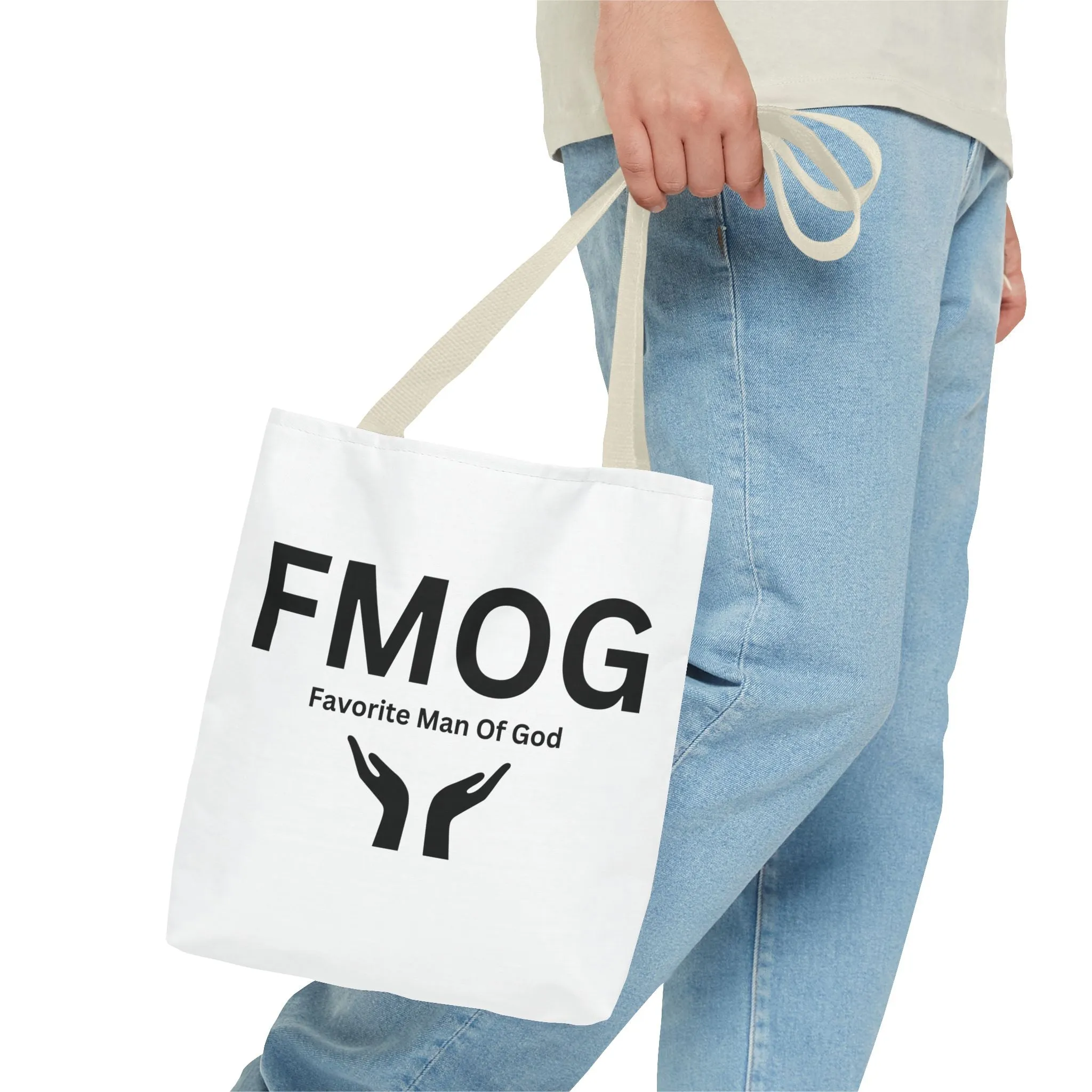 Favorite Man of God Tote Bag (FMOG) Tote Bag - Custom Printed Stylish and Functional Tote