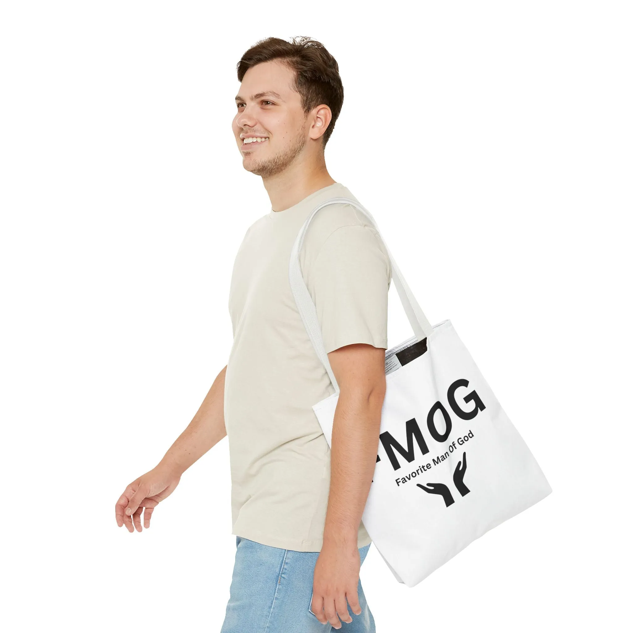 Favorite Man of God Tote Bag (FMOG) Tote Bag - Custom Printed Stylish and Functional Tote