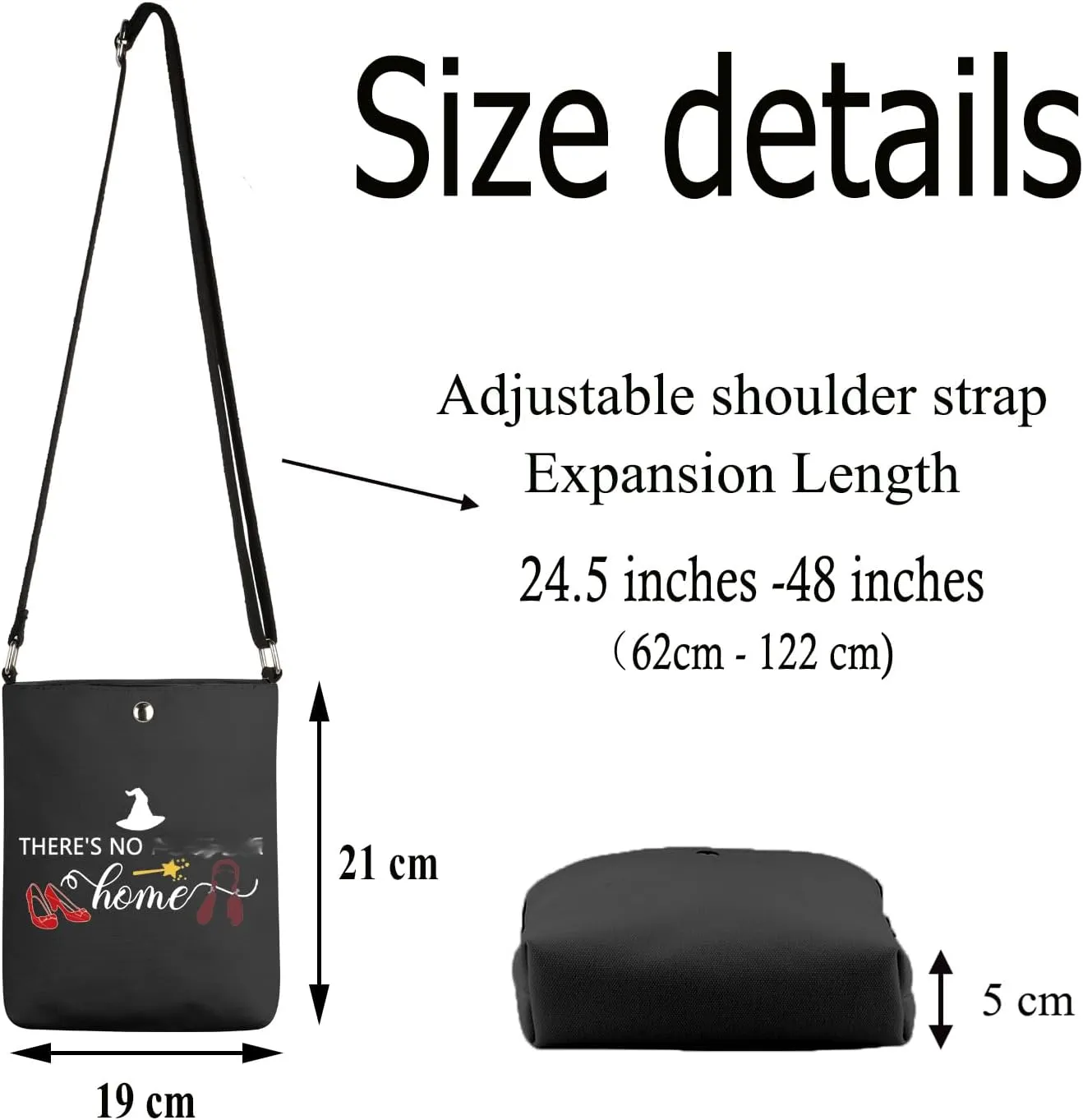 FUSTMW Movie Inspired Gifts Crossbody Bag Movie Cross Body Bucket Bag with Adjustable Shoulder Strap