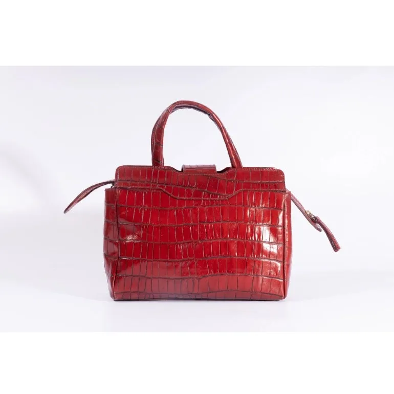 Giorgoio Armani Crocodile Leather Satchel