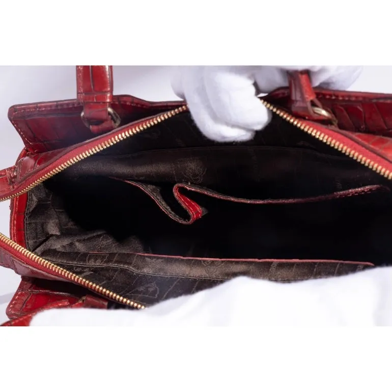 Giorgoio Armani Crocodile Leather Satchel