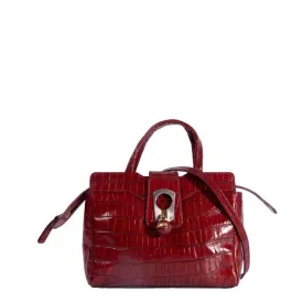 Giorgoio Armani Crocodile Leather Satchel