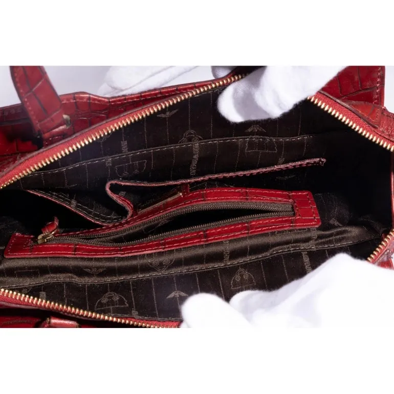 Giorgoio Armani Crocodile Leather Satchel
