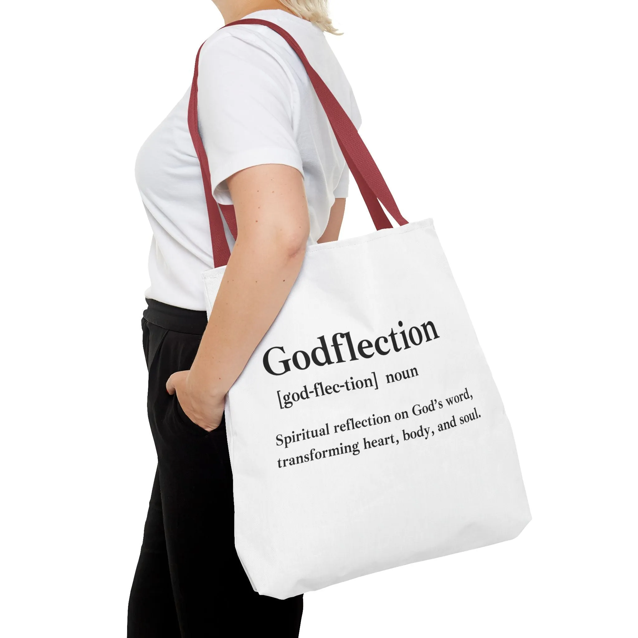 Godflection Tote Bag - Custom Printed Stylish and Functional Tote