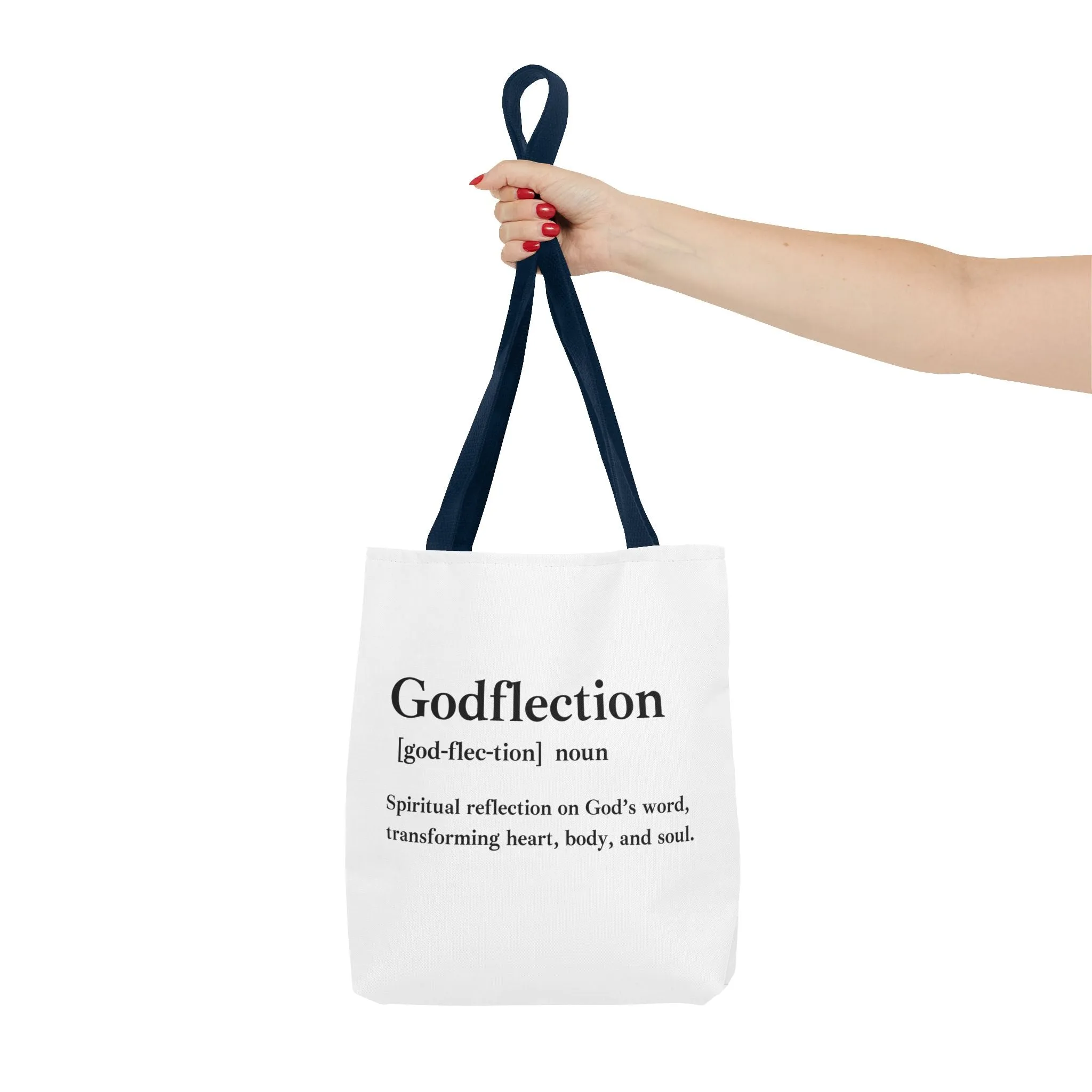 Godflection Tote Bag - Custom Printed Stylish and Functional Tote