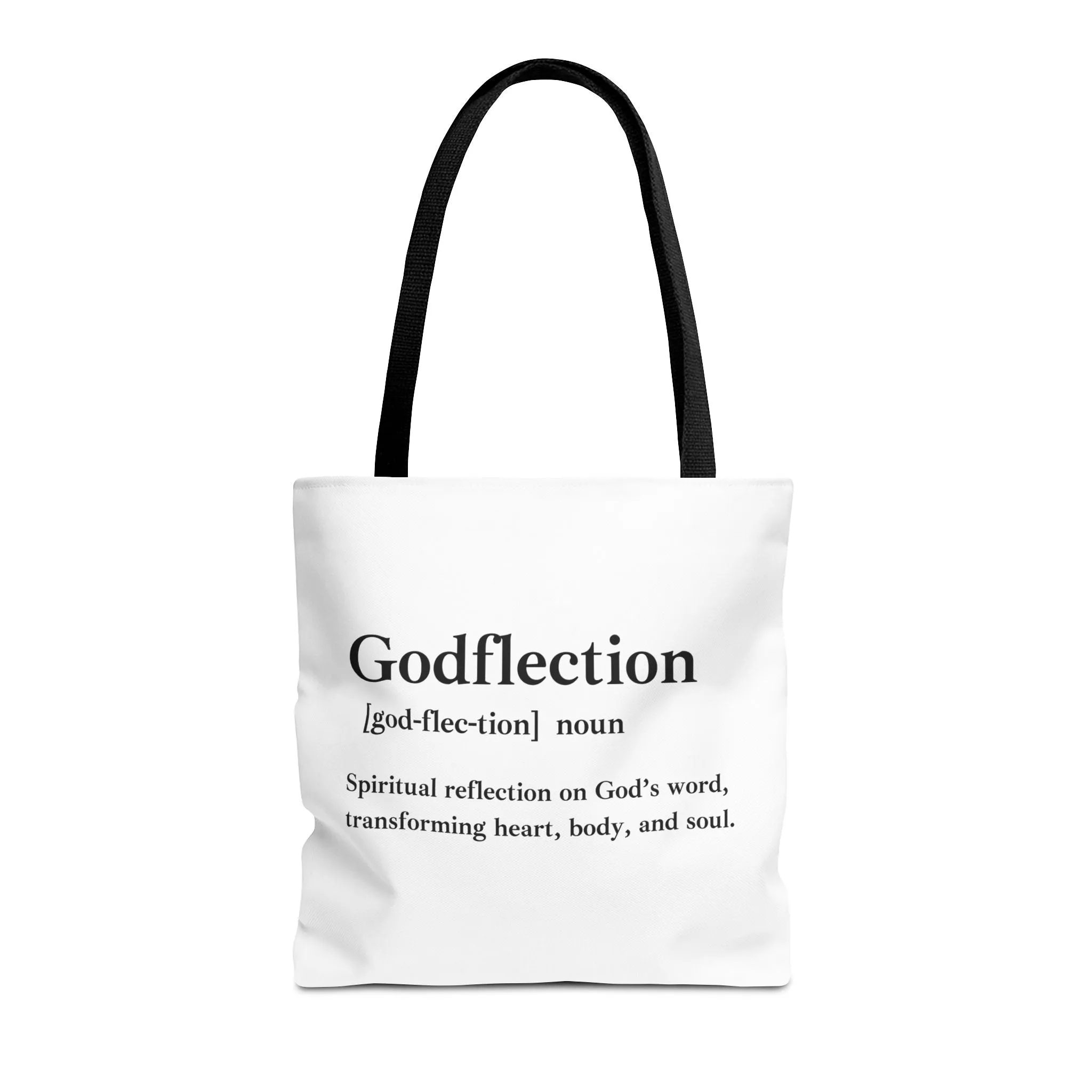 Godflection Tote Bag - Custom Printed Stylish and Functional Tote