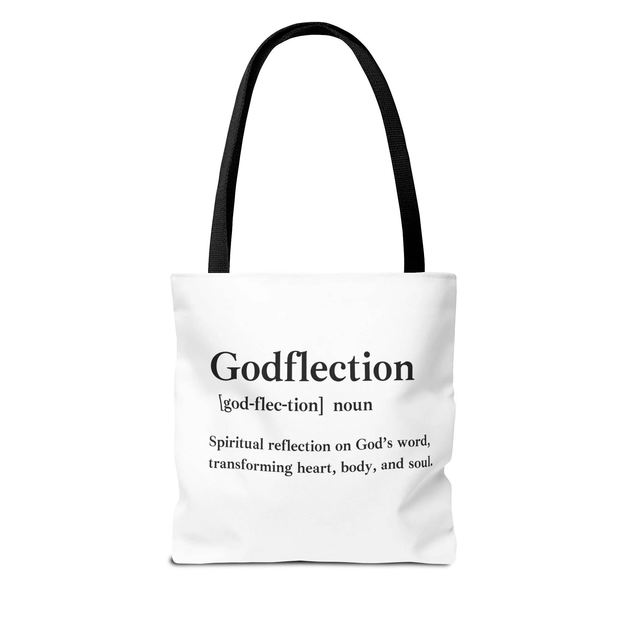 Godflection Tote Bag - Custom Printed Stylish and Functional Tote