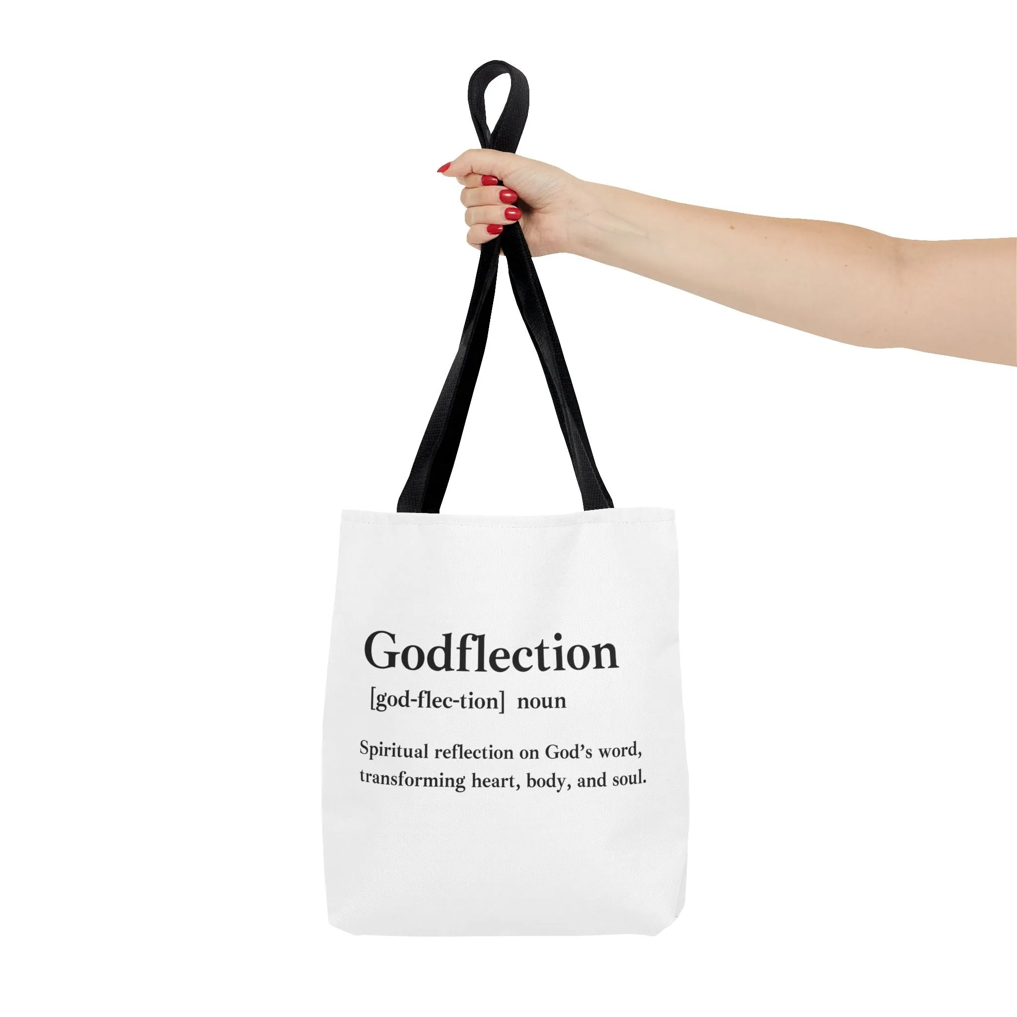 Godflection Tote Bag - Custom Printed Stylish and Functional Tote