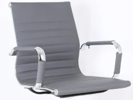 Grey Replacement  Thin Pad Ribbed Seat Top (B)