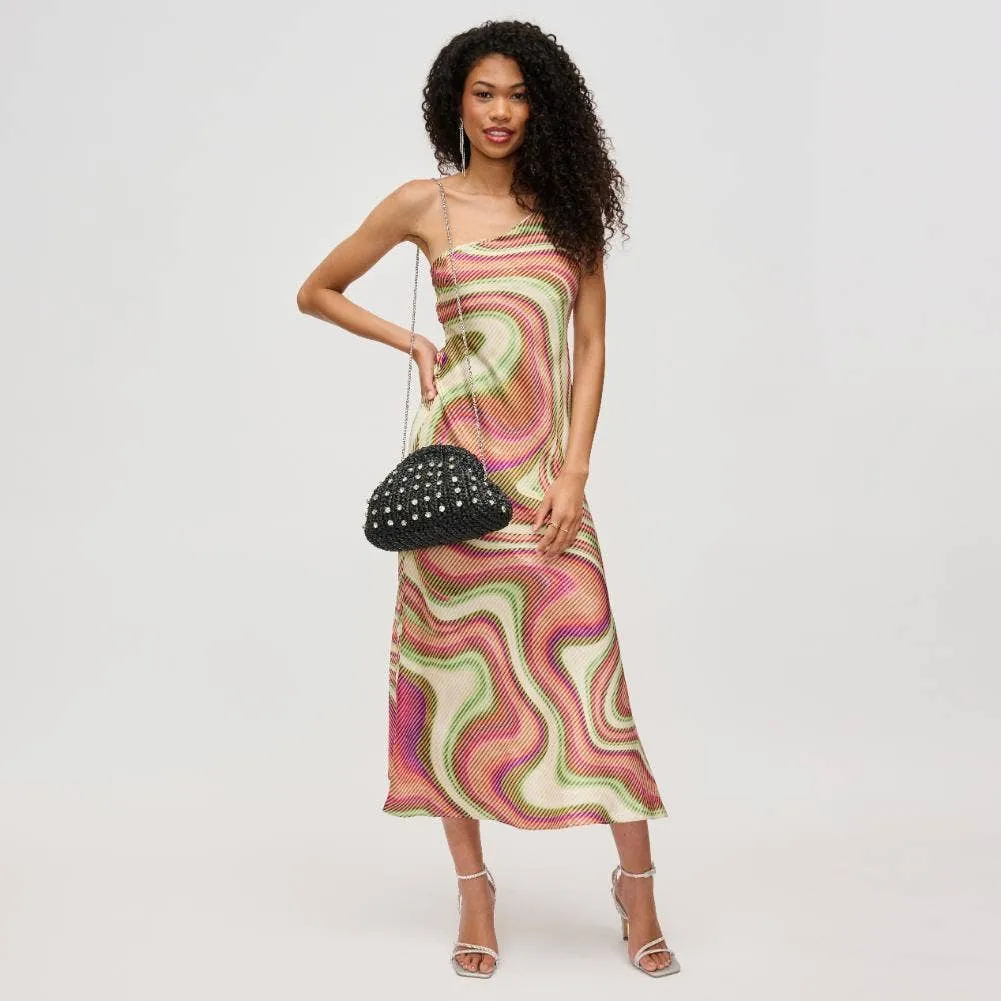 Gwendolyn Straw Clutch: Natural