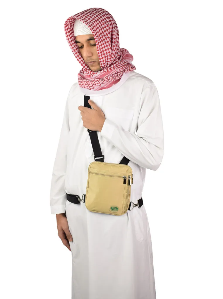 Hajj & Umrah - Anti-Theft Secure Side Bag & Neck Bag
