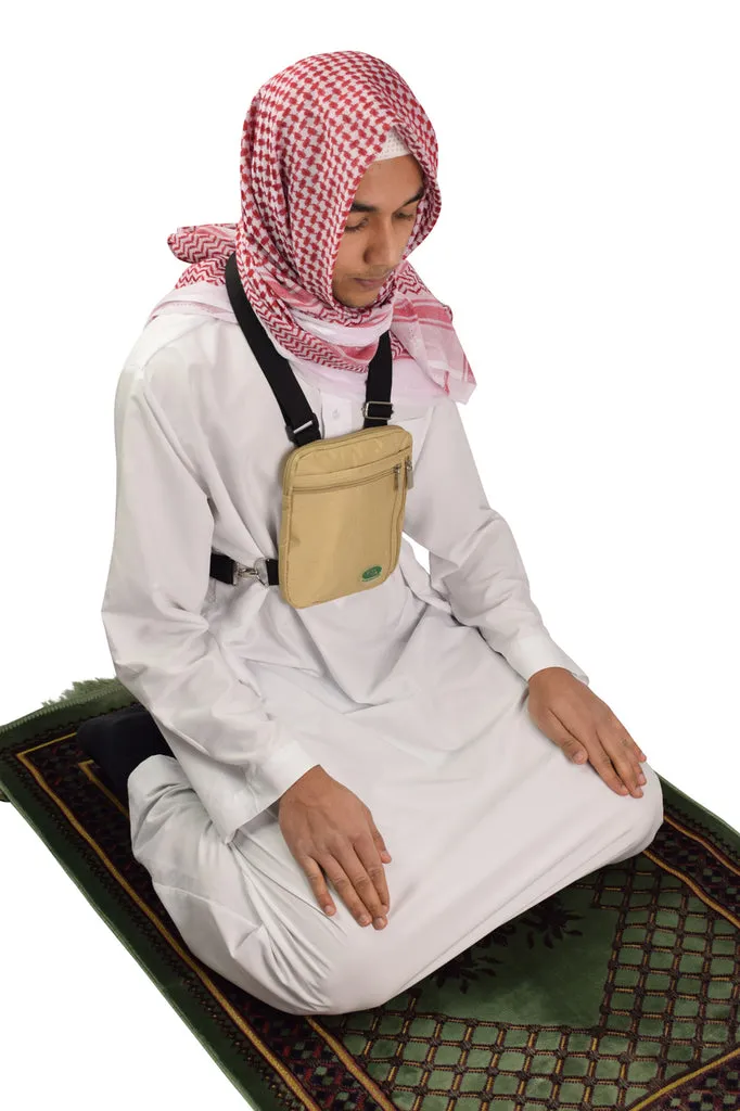 Hajj & Umrah - Anti-Theft Secure Side Bag & Neck Bag