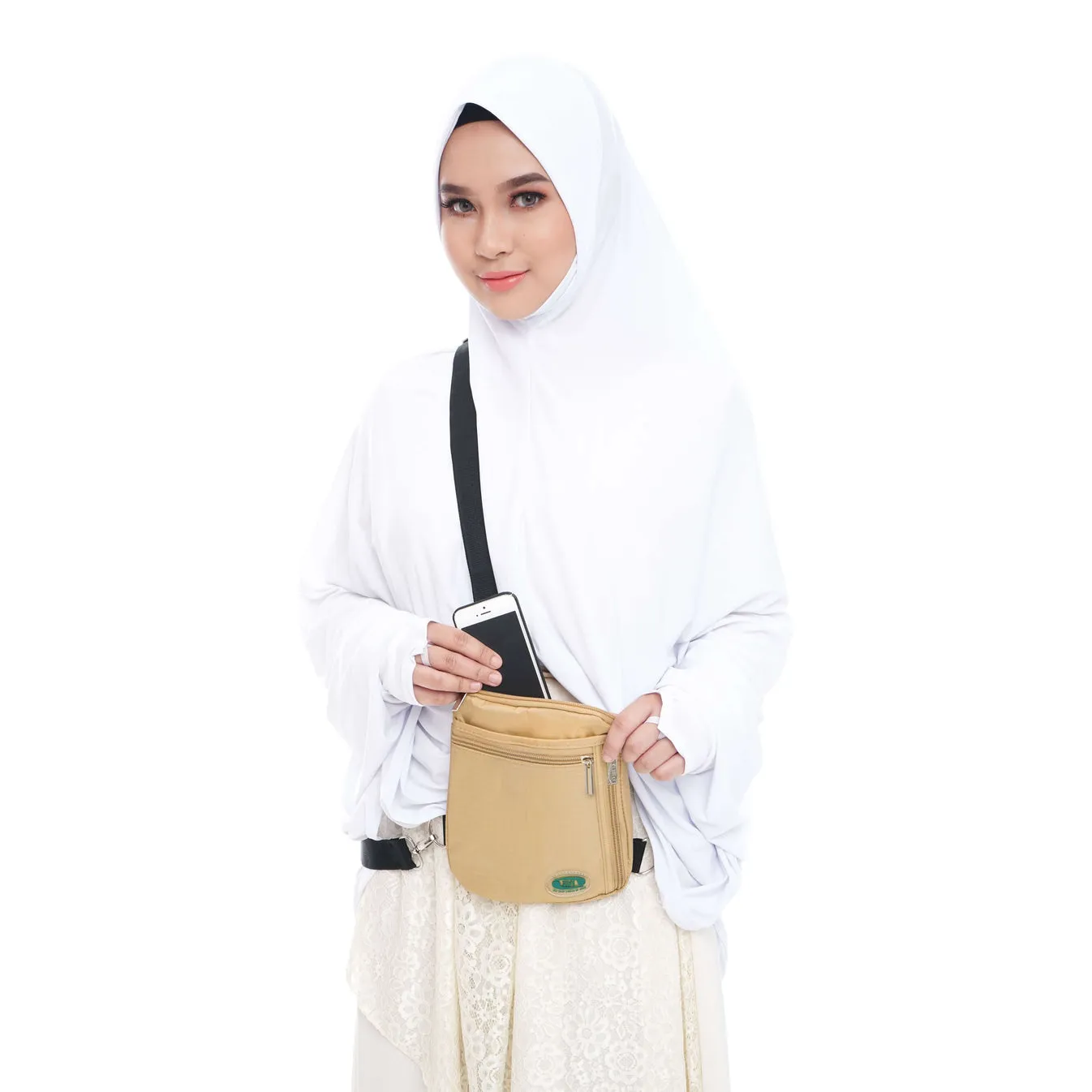 Hajj & Umrah - Anti-Theft Secure Side Bag & Neck Bag