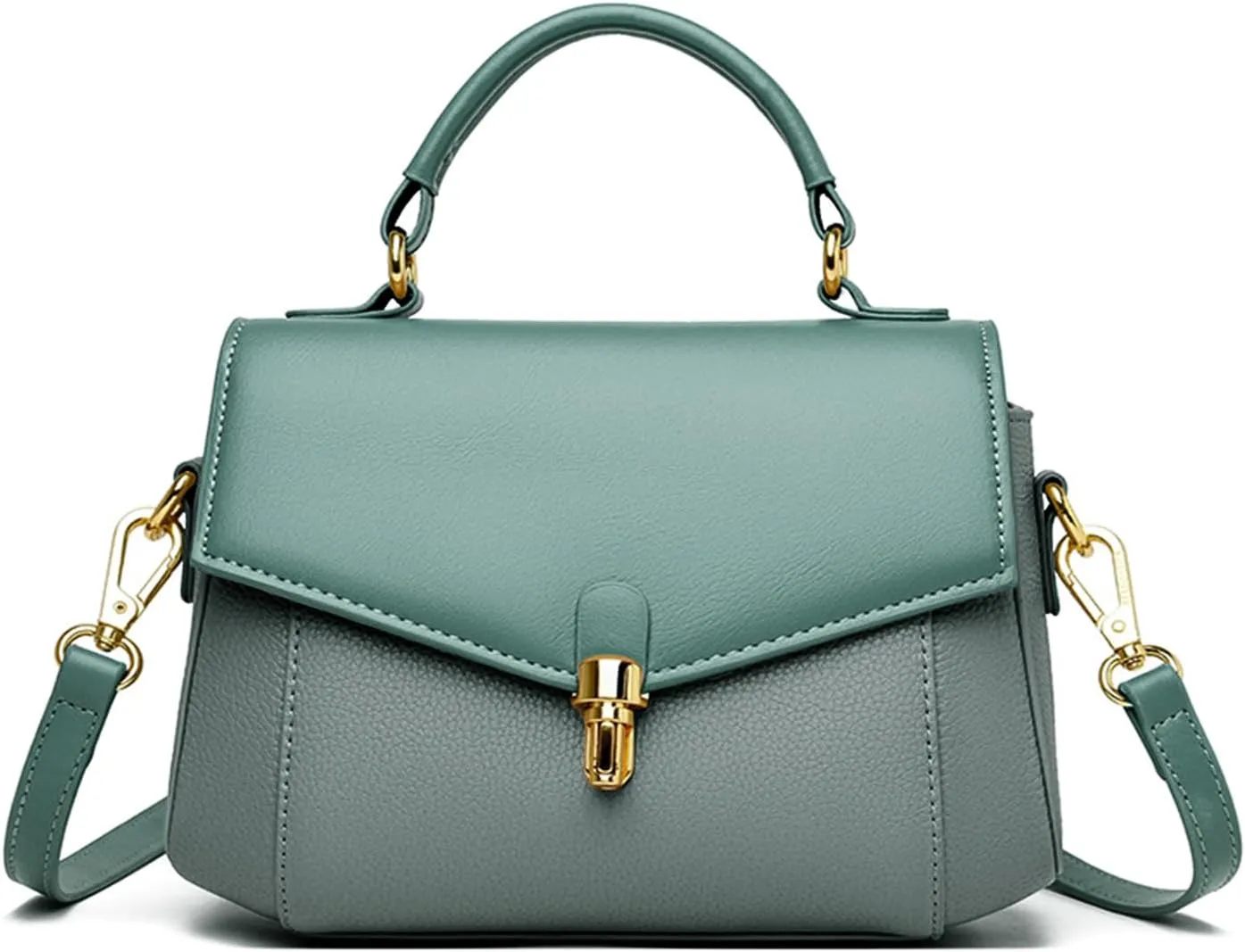 imeetu Genuine Leather Crossbody Bag for Women, Tote Bag Removable Shoulder Strap