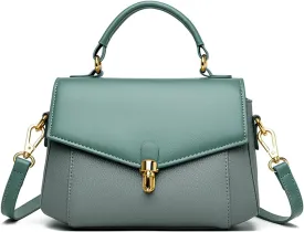 imeetu Genuine Leather Crossbody Bag for Women, Tote Bag Removable Shoulder Strap
