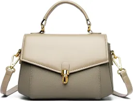 imeetu Genuine Leather Crossbody Bag for Women, Tote Bag Removable Shoulder Strap