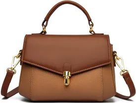 imeetu Genuine Leather Crossbody Bag for Women, Tote Bag Removable Shoulder Strap