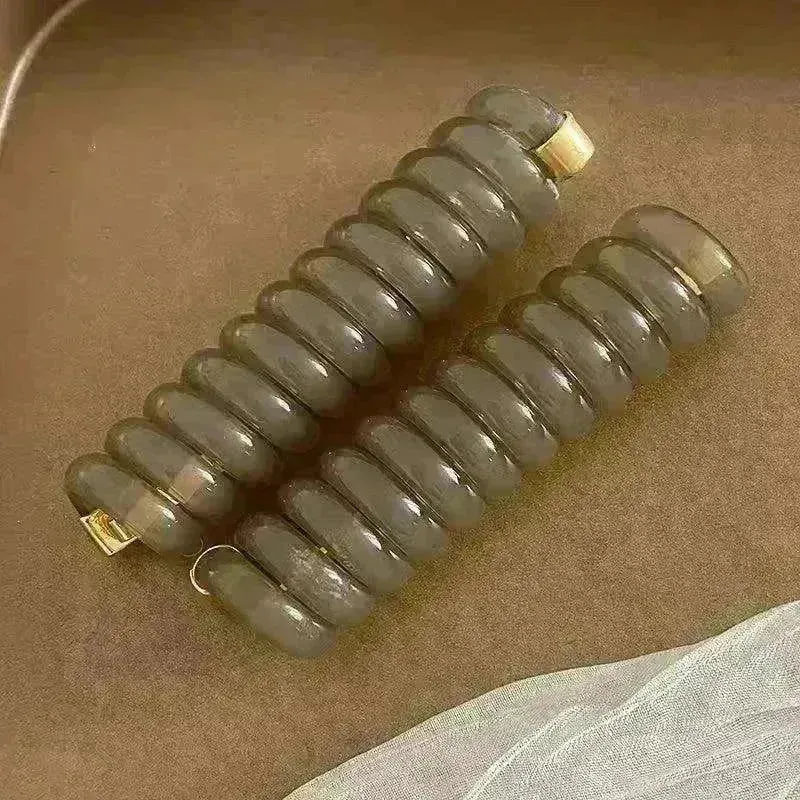 Japanese Braided Hair Band Phone Line Claw
